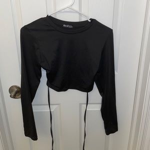 Shein Backless Long Sleeve